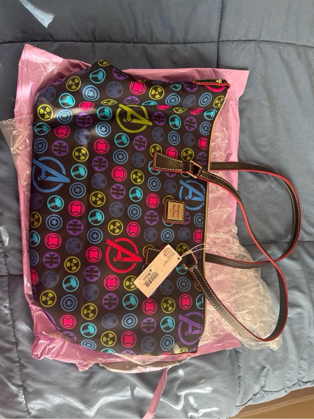 Dooney & Bourke Black X Marvel NWT Disney 2015